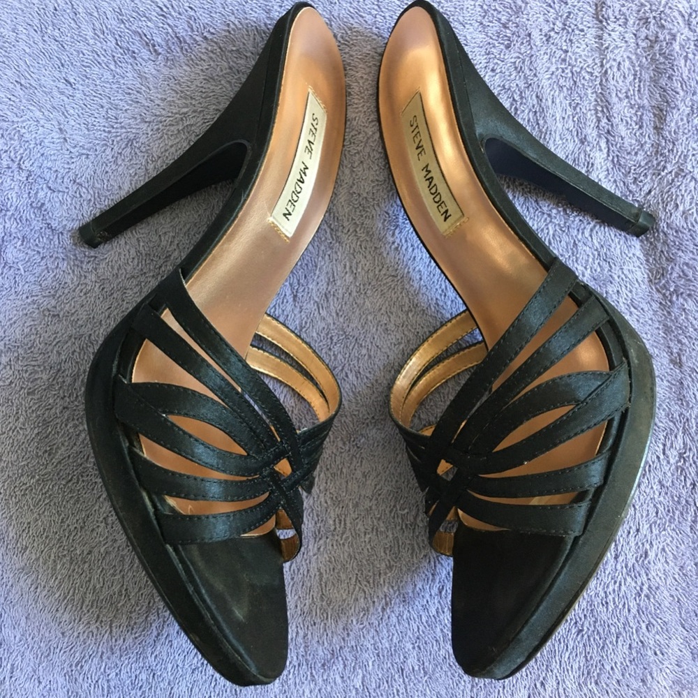 STEVE MADDEN | SATIN HEELS - Picture 3 of 6